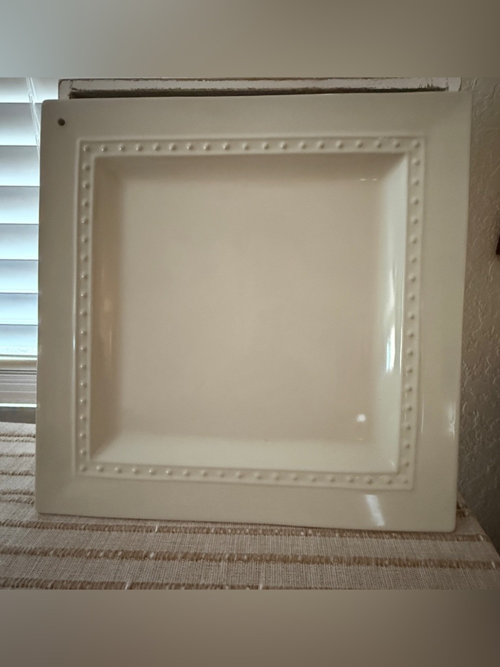 RETIRED Nora Fleming Stoneware Square Platter